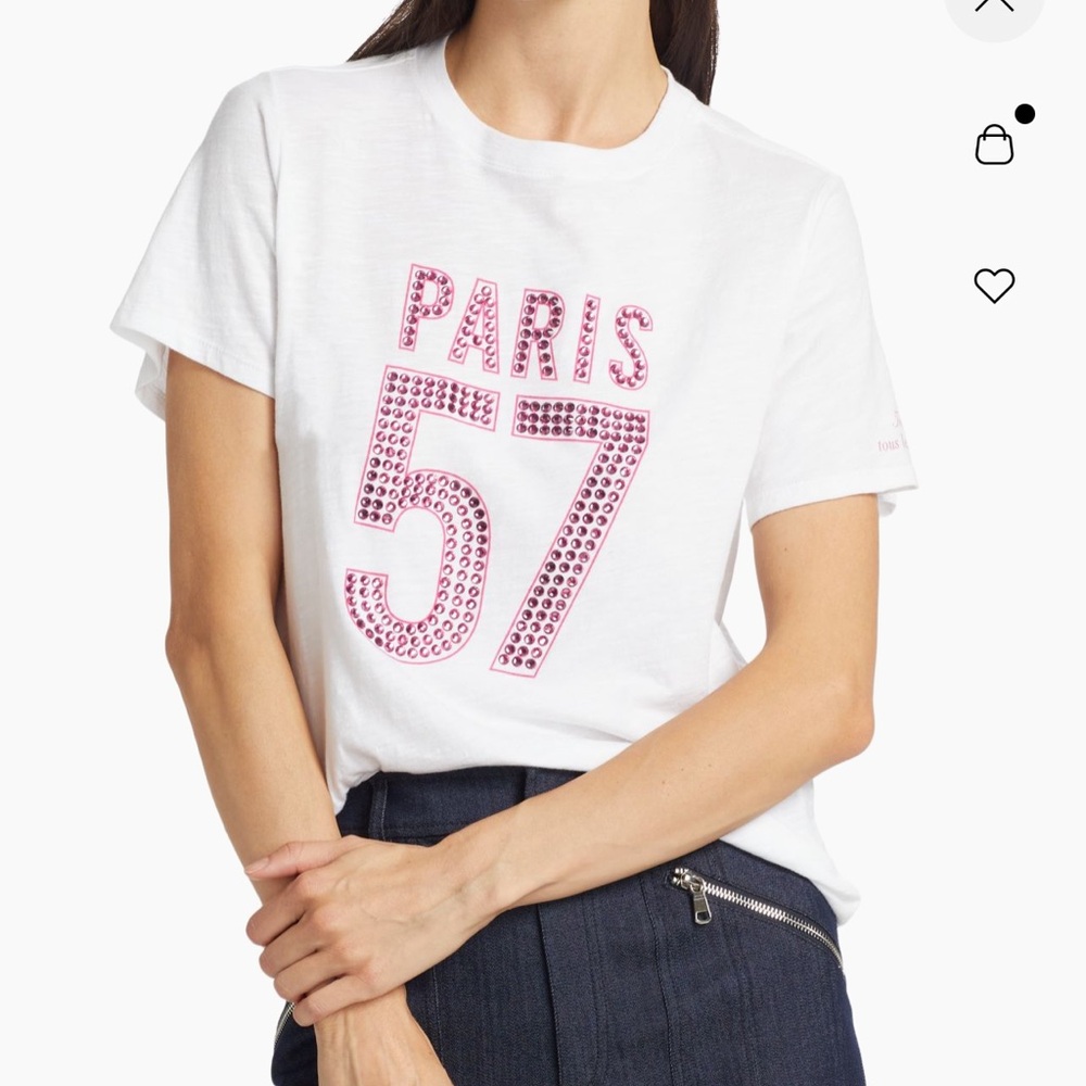 Cinq a Sept Paris 57 embellished tee
